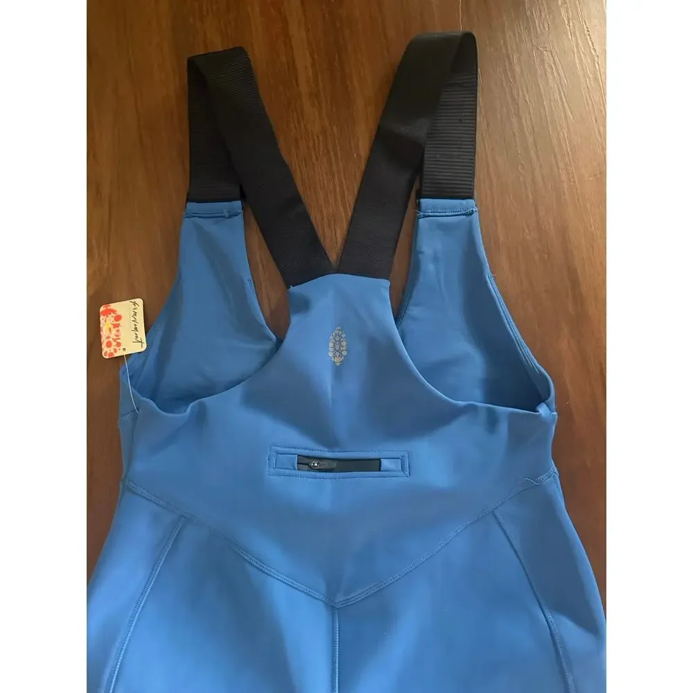NWT Fp Movement Powder Vixen Softshell Bib Light Cobalt Sz XL Skiing Waterproof - Picture 12 of 12